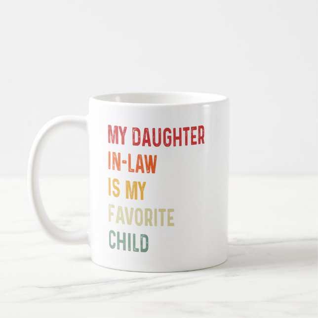 Meine Tochter im Jura ist mein Lieblingsgeschenk f Kaffeetasse (Links)