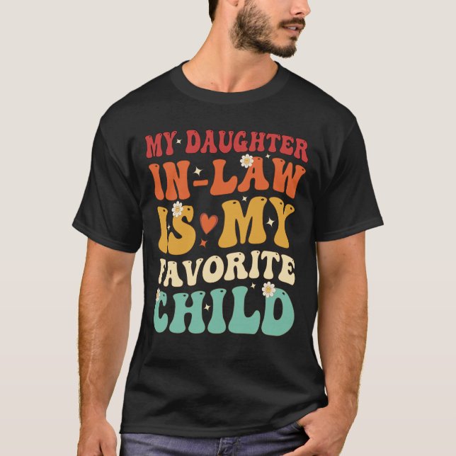 Meine Tochter im Jura ist mein liebstes Kind-Funny T-Shirt (Vorderseite)
