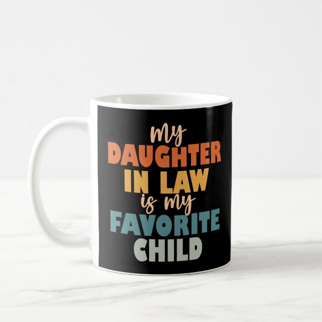 Meine Tochter im Jura ist mein liebstes Kind Kaffeetasse (Links)