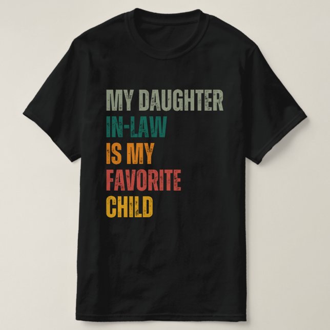 Meine Tochter im Jura ist mein liebstes Kind T-Shirt (Design vorne)