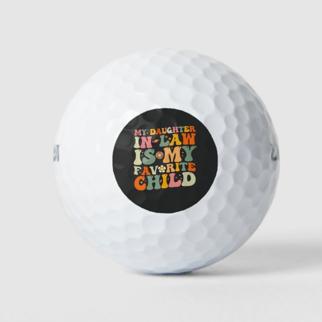 Meine Tochter im Jura ist meine liebste Kindergrup Golfball (Vorderseite)
