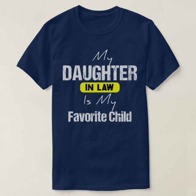 Meine Tochter im Jura ist meine liebste Kindertoch T-Shirt (Design vorne)