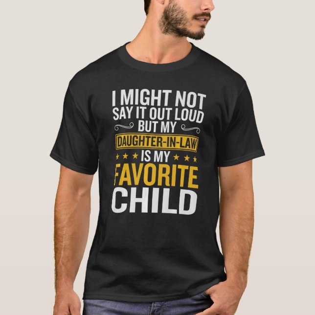 Meine Tochter im Jura ist meine liebste Tochter T-Shirt (Vorderseite)