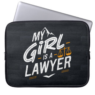 Meine Tochter ist Anwältin für stolz Vater und lau Laptopschutzhülle