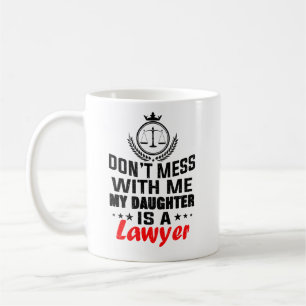 Meine Tochter ist ein Anwaltsgeschenk für den Vate Kaffeetasse