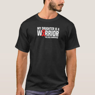 Meine Tochter ist ein Krieger-HIV-Aids-Bewusstsein T-Shirt