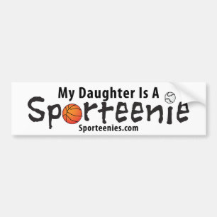 Meine Tochter ist ein Sporteenie Autoaufkleber! Autoaufkleber