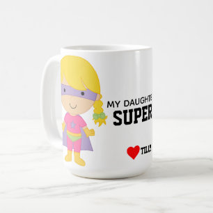 meine Tochter ist ein Superheld Kaffeetasse