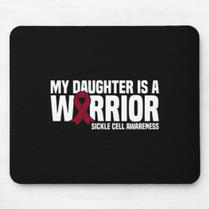 Meine Tochter ist ein Warrior-Sichelzellenbewussts Mousepad