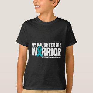 Meine Tochter ist eine Kriegerin Myasthenia Gravis T-Shirt
