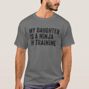Meine Tochter ist eine Ninja, die Taekwondo Karat T-Shirt