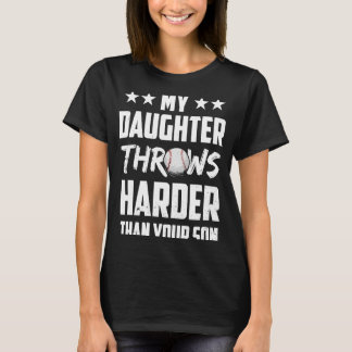 Meine Tochter ist härter als deine sonnenfeste Bas T-Shirt