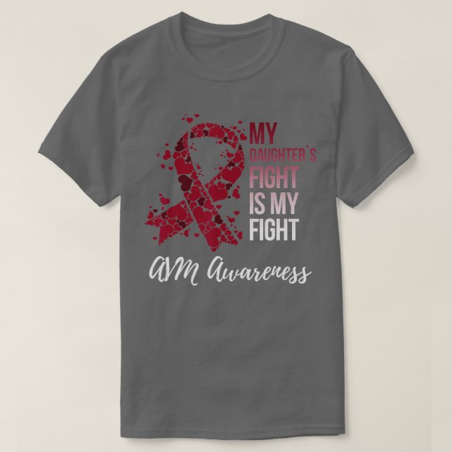 Meine Töchter kämpfen gegen die kardiovenöse Malfo T-Shirt (Design vorne)