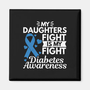 Meine Töchter kämpfen gegen meinen Diabetes Typ 1 Magnet