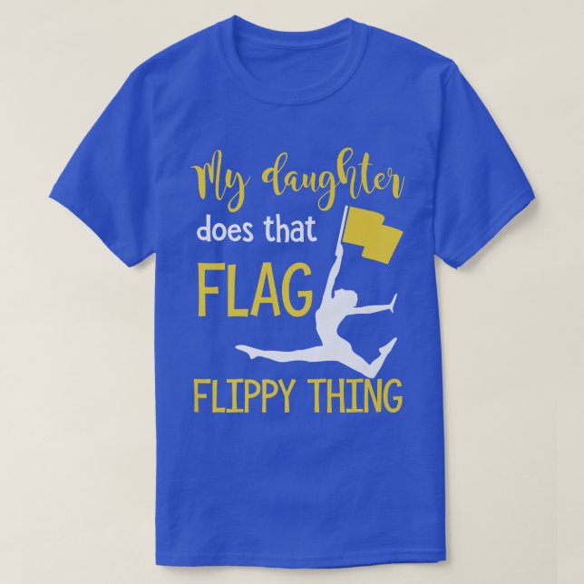Meine Tochter macht diese Fahne schwindelig für ei T-Shirt (Design vorne)