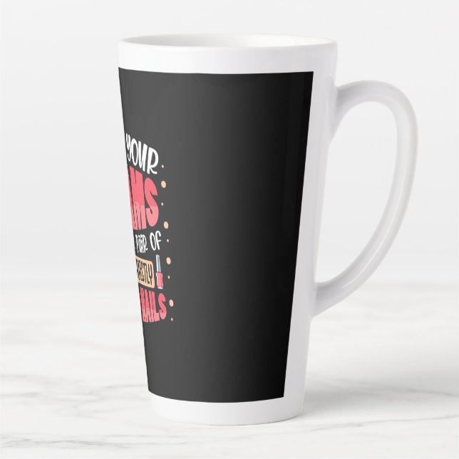 Meine Träume sind gestrichen Milchtasse (Rechts)