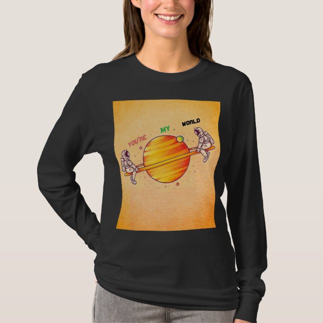 Meine trendy Weltfrau T-Shirt (Vorderseite)