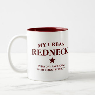 Meine urbane Redneck-Tasse Zweifarbige Tasse
