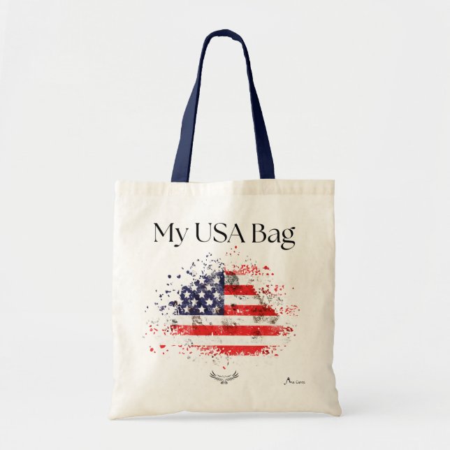 Meine USA-Tasche Tragetasche (Vorne)