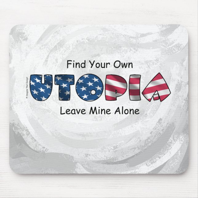 Meine Utopie Mousepad (Vorne)