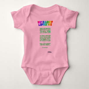 Meine Vati-Lieben ich Baby Strampler
