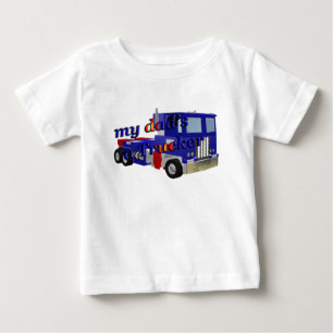 meine Vatis ein Fernlastfahrer Baby T-shirt