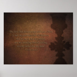 Meine Verbindung zu Christus Poster