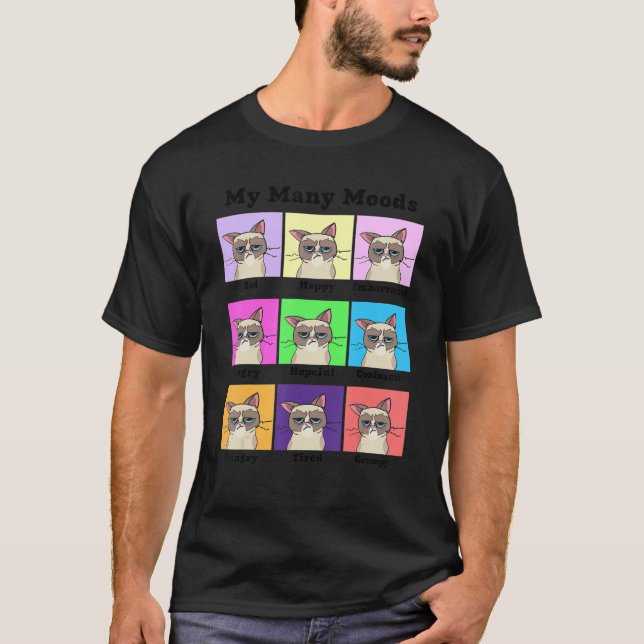 Meine vielen Stimmungskater T-Shirt (Vorderseite)