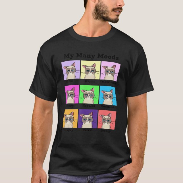 Meine vielen Stimmungskater T-Shirt (Vorderseite)