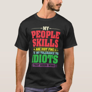 Meine Volkskompetenz ist nur ein schönes sarkastis T-Shirt