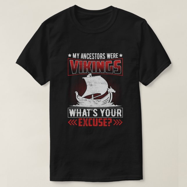 Meine Vorfahren besuchten T-Shirt (Design vorne)