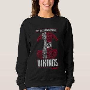 Meine Vorfahren waren Wikings Dänemark dänische He Sweatshirt
