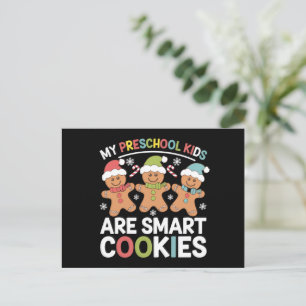 Meine Vorschulkinder sind clevere Kuchen Lehrer We Feiertagspostkarte