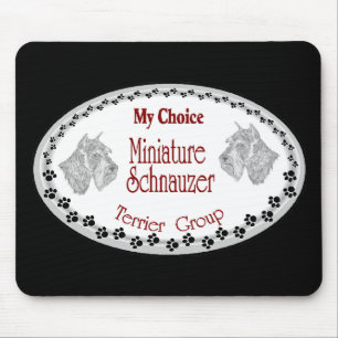 meine Wahl Mini Schnauzer Mousepad