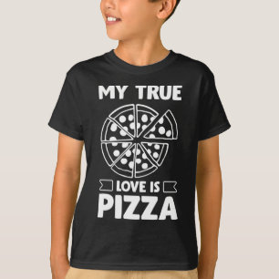 Meine wahre Liebe ist Pizza - Funny Valentine Day  T-Shirt