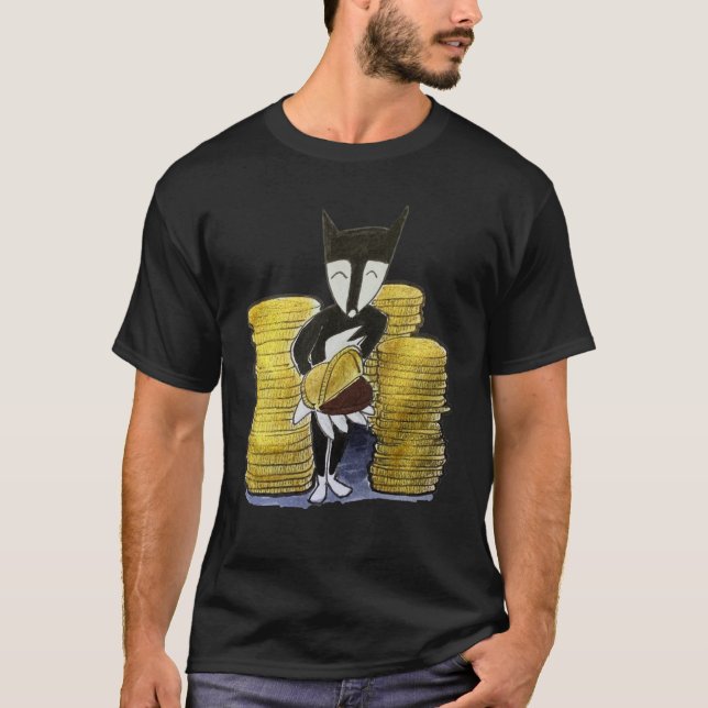 Meine Währung ist nur Schokoladengoldmünzen T-Shirt (Vorderseite)