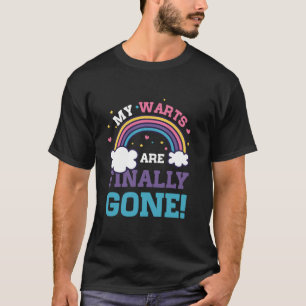 Meine Warzen sind endlich weg Lustig Peinlich Erwa T-Shirt