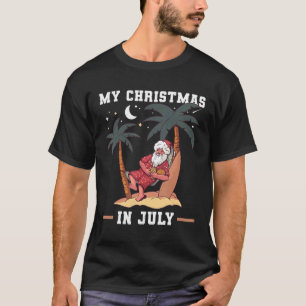Meine Weihnachten im Juli um Nacht Weihnachten im  T-Shirt
