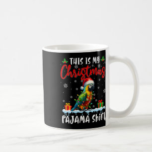 Meine Weihnachten Pajama Santa Parrot Tiere Xmas L Kaffeetasse