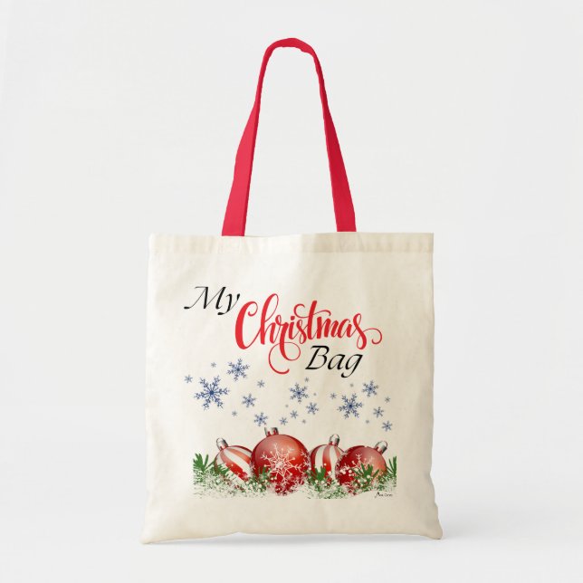 Meine Weihnachtstasche Totbeutel Tragetasche (Vorne)
