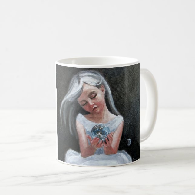 Meine Welt Kaffeetasse (VorderseiteRechts)