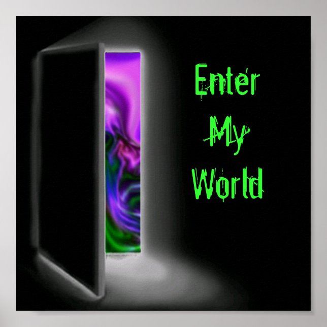 Meine Welt Poster (Vorne)