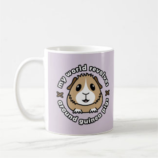 Meine Welt rotiert… Meerschweinchen-Tasse Kaffeetasse
