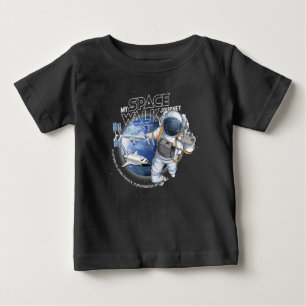 Meine Weltraumspaziergang-Reise (Dunkelmodus) Baby T-shirt