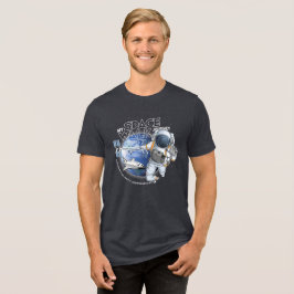 Meine Weltraumspaziergang-Reise (Dunkelmodus) | Mä Tri-Blend Shirt