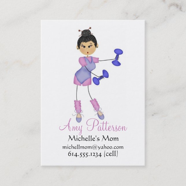 Meine wenigen telefonnummerkarte (Vorderseite)