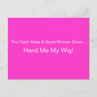 MEINE WIG Postcard bis April McCallum Postkarte