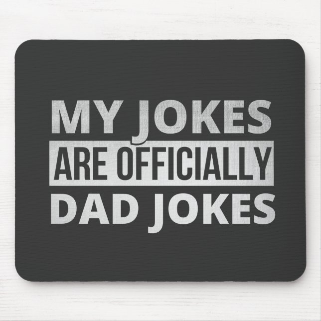 Meine Witze sind Witze von Vater Mousepad (Vorne)