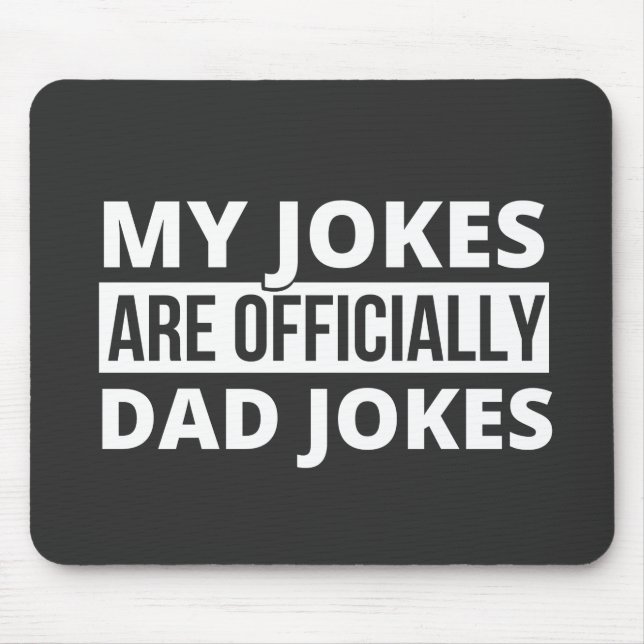 Meine Witze sind Witze von Vater Mousepad (Vorne)
