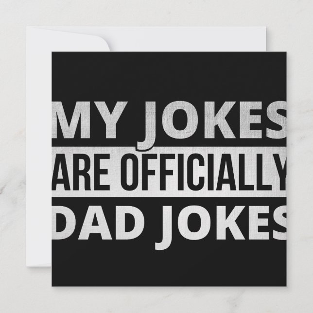 Meine Witze sind Witze von Vater Save The Date (Vorderseite)